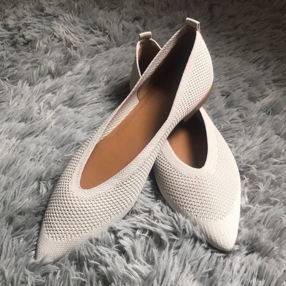 Everlane 40-hr ReKnit Gray Flats